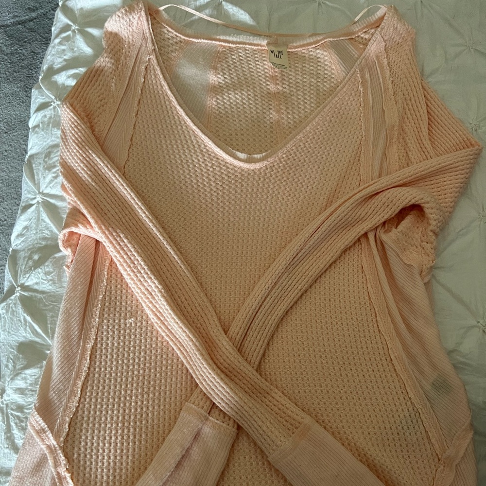 Free People peach tunic